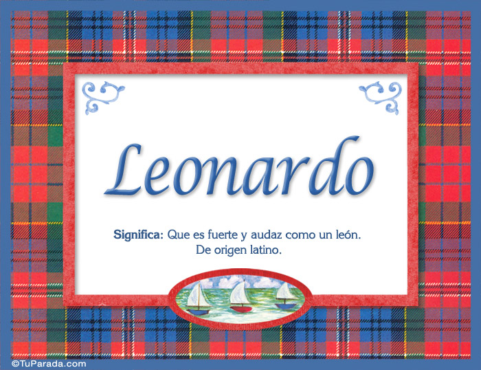 Leonardo, nombre, significado y origen de nombres