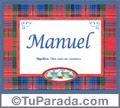 Manuel, nombre, significado y origen de nombres