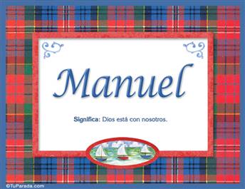 Manuel, nombre, significado y origen de nombres