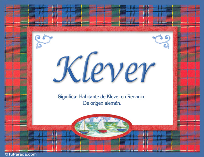 Nombre Klever, nombre, significado y origen de nombres, Imagen Significado de Klever, nombre, significado y origen de nombres