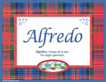 Alfredo, nombre, significado y origen de nombres