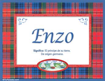Enzo, nombre, significado y origen de nombres