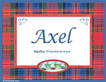 Axel, nombre, significado y origen de nombres