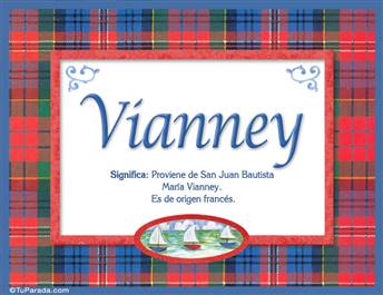 Vianney, nombre, significado y origen de nombres