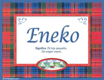 Eneko, nombre, significado y origen de nombres