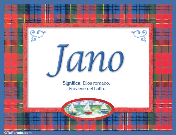 Tarjeta - Jano, nombre, significado y origen de nombres