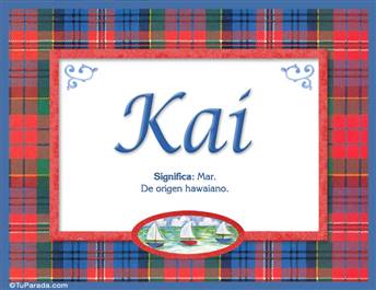 Kai, nombre, significado y origen de nombres