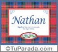 Nathan, nombre, significado y origen de nombres
