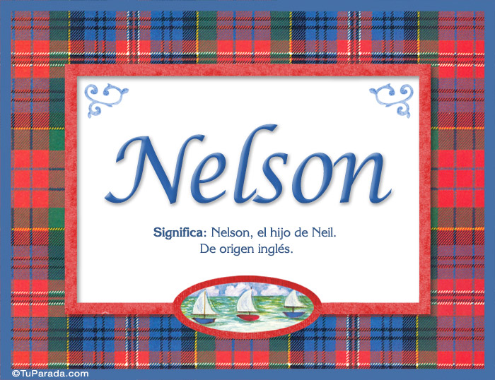 Nelson, nombre, significado y origen de nombres