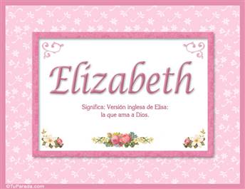 Elizabeth - Significado y origen