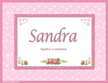 Sandra - Significado y origen