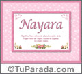 Nayara - Significado y origen