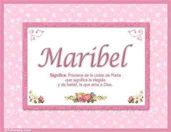 Maribel - Significado y origen