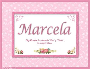Marcela - Significado y origen