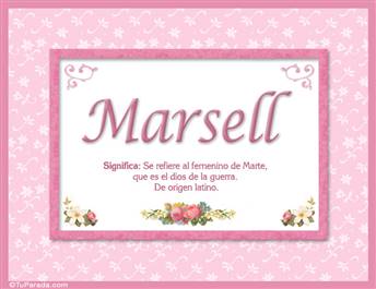 Marsell - Significado y origen