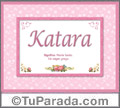 Katara - Significado y origen