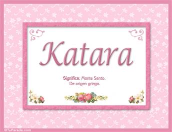 Katara - Significado y origen