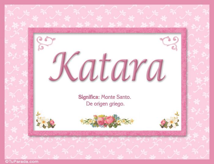 Katara - Significado y origen