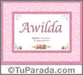 Awilda - Significado y origen