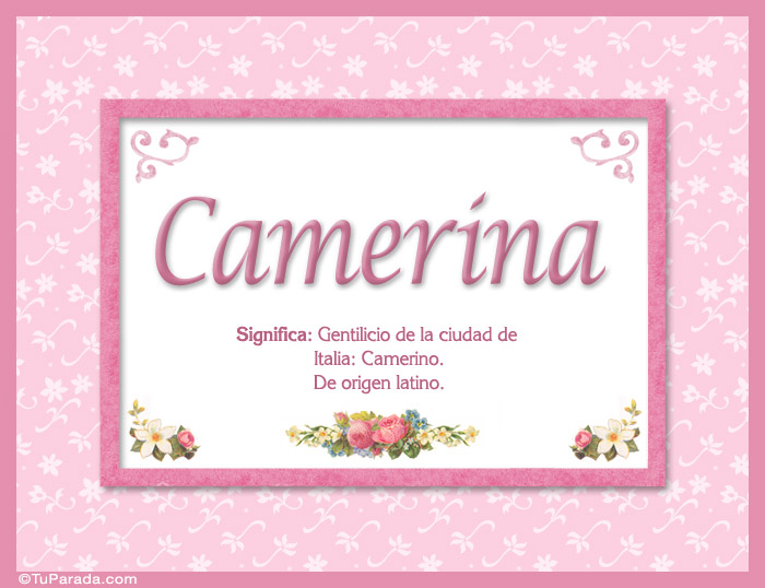 Nombre Camerina - Significado y origen, Imagen Significado de Camerina - Significado y origen Nombre Camerina - Significado y origen, Imagen Significado de Camerina - Significado y origen
