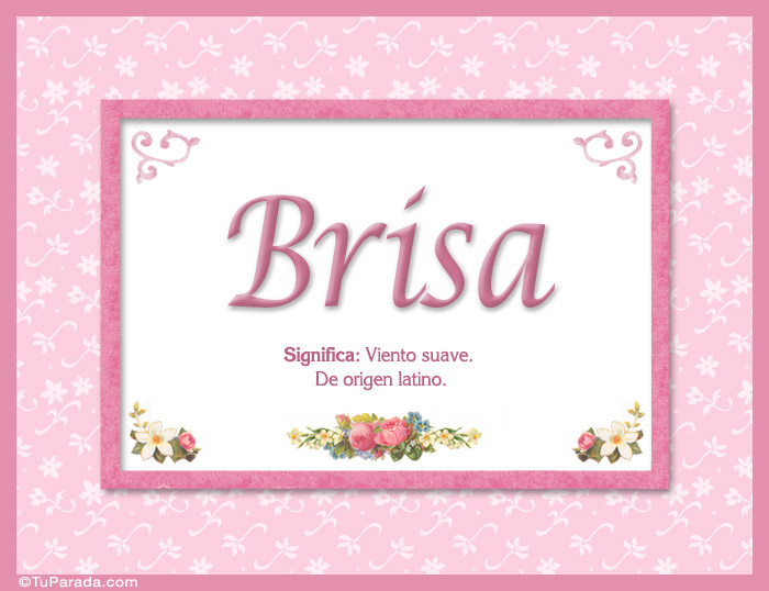 Brisa - Significado y origen