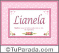 Lianela - Significado y origen