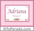 Adriana - Significado y origen
