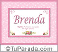 Brenda - Significado y origen