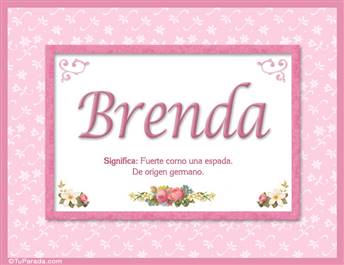 Brenda - Significado y origen