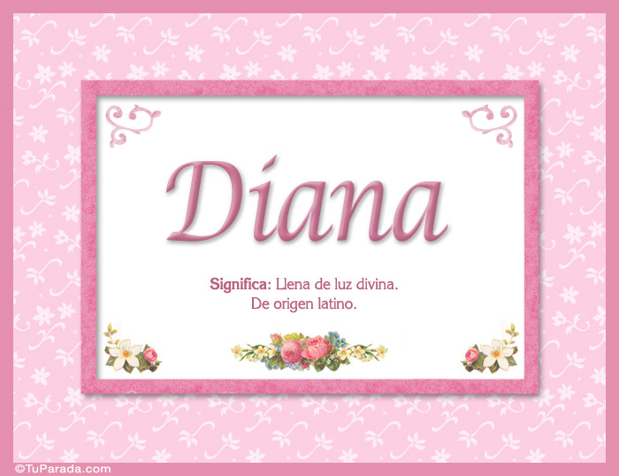 Nombre Diana  - Significado y origen, Imagen Significado de Diana  - Significado y origen