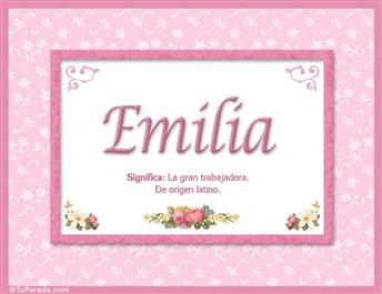 Emilia - Significado y origen