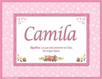 Camila - Significado y origen