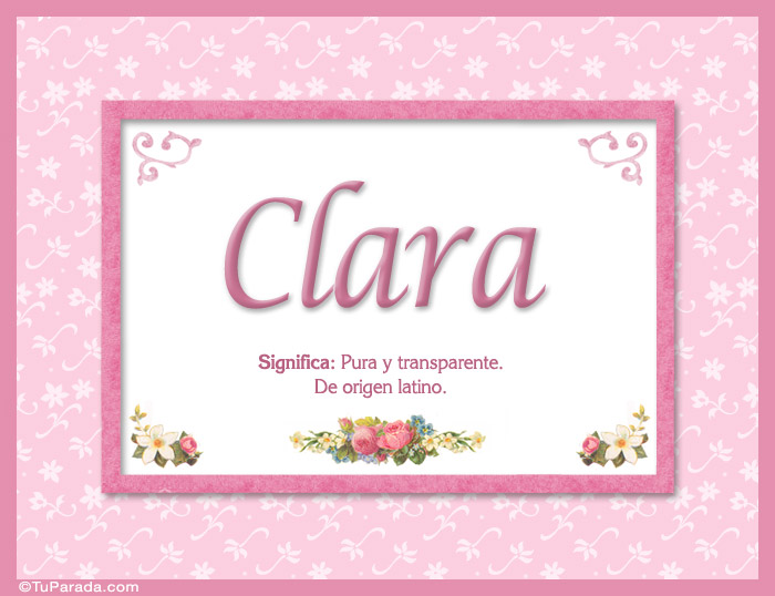 Nombre Clara - Significado y origen, Imagen Significado de Clara - Significado y origen Nombre Clara - Significado y origen, Imagen Significado de Clara - Significado y origen