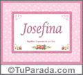 Josefina - Significado y origen
