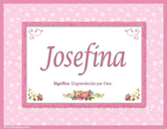 Josefina - Significado y origen