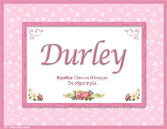 Durley - Significado y origen