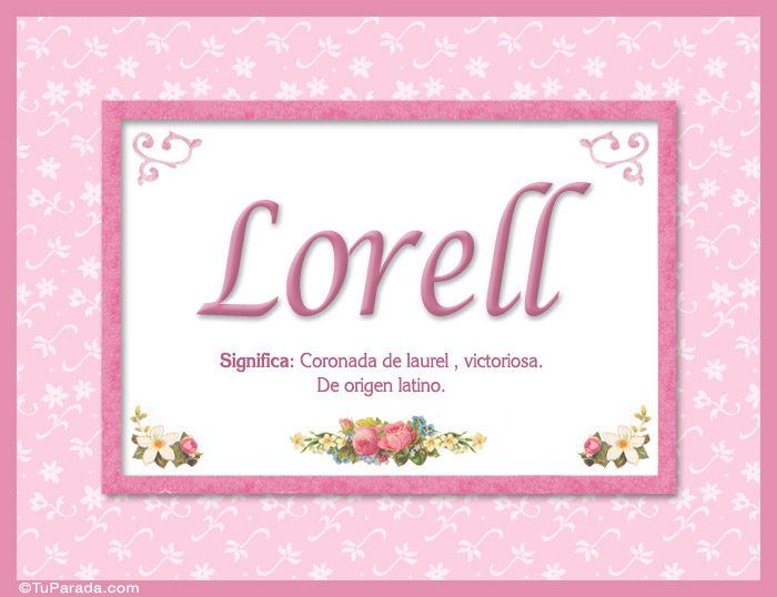 Lorell - Significado y origen