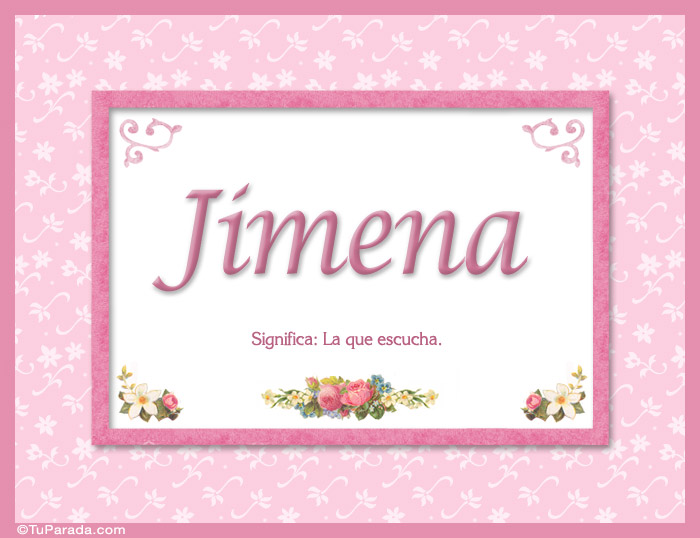 Jimena - Significado y origen