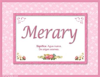 Merary - Significado y origen