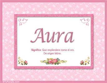 Aura - Significado y origen