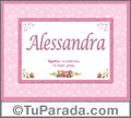 Alessandra - Significado y origen