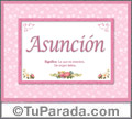 Asunción - Significado y origen