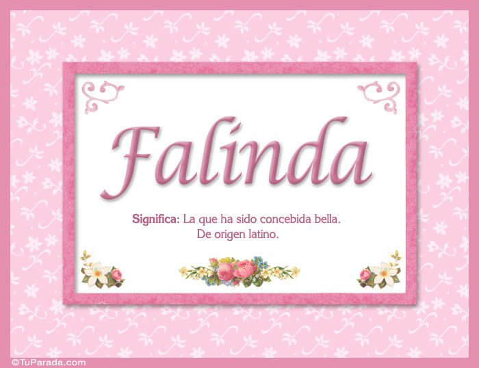 Nombre Falinda - Significado y origen, Imagen Significado de Falinda - Significado y origen