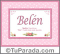 Belén - Significado y origen