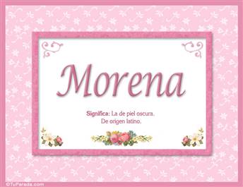 Morena - Significado y origen