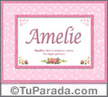 Amelie - Significado y origen