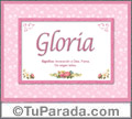 Gloria - Significado y origen
