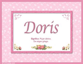 Doris - Significado y origen