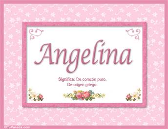 Angelina - Significado y origen