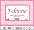 Fabiana - Significado y origen